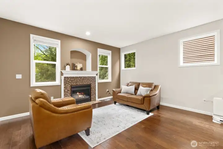 Cozy secondary living area.