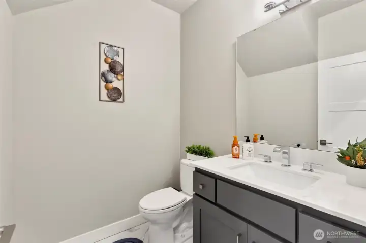 Main floor half bath.