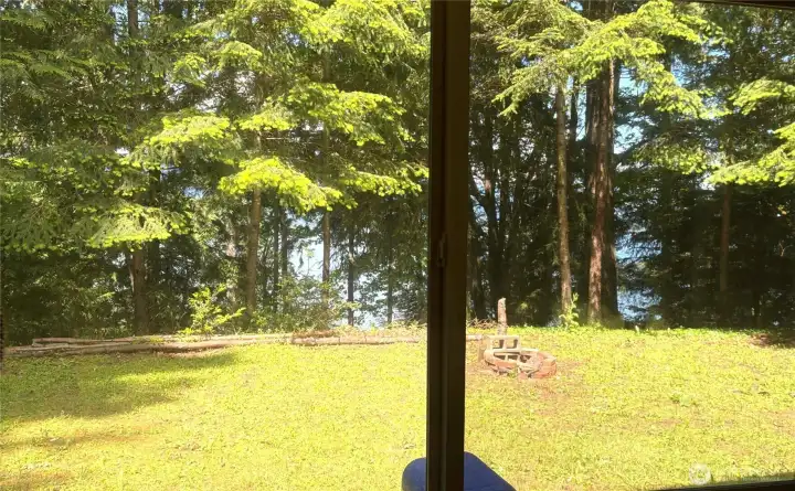 View from inside the Ddry Cabin
