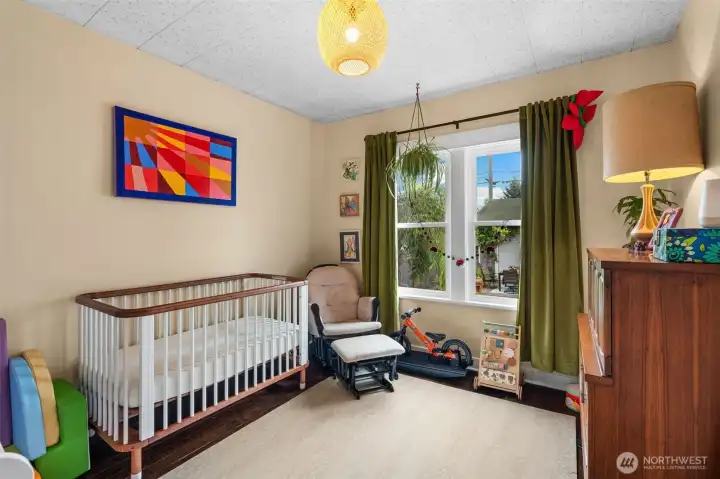 The 2nd of two main floor bedrooms.