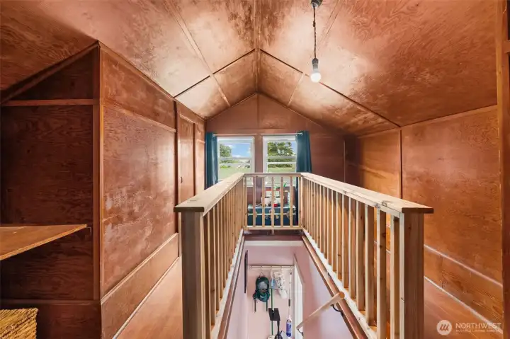 Upstairs to the 380 SF Primary