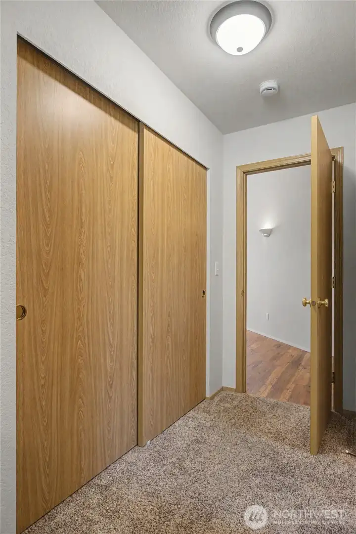 Second bedroom closet Second bedroom closet