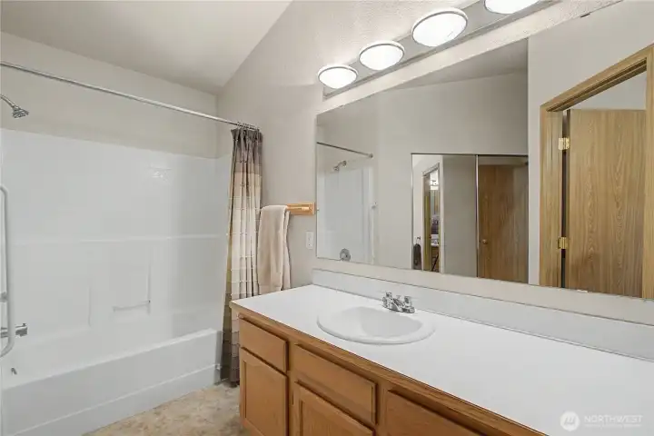 Primary bathroom Primary bathroom