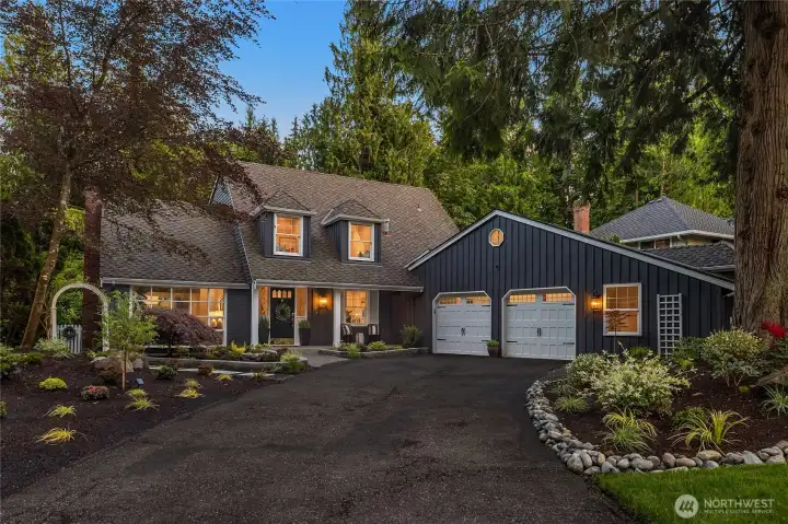 A timeless Timberline classic, beautifully reimagined.  Nestled among towering evergreens, this John Buchan home has storybook charm but lives very modern.