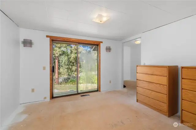 Original Home's main-level bedroom