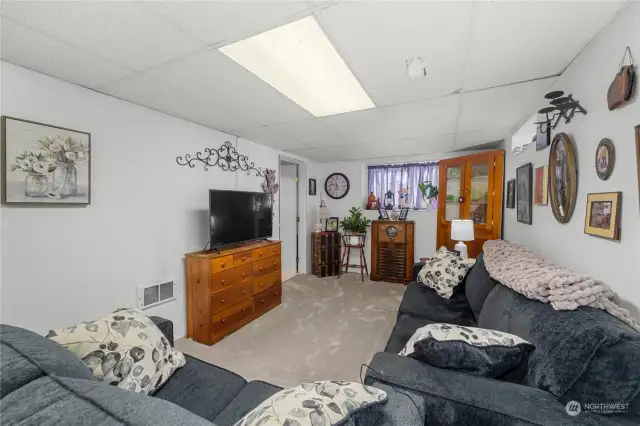 Original Home's basement living area