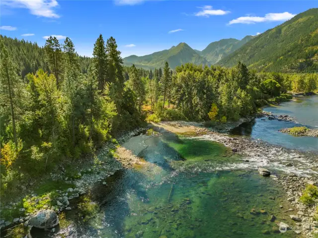 Stunning River and Mountain Views