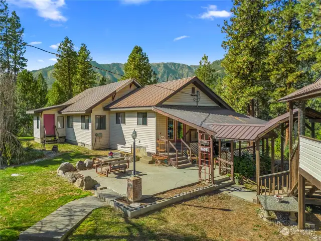 Original Home with covered breezeway