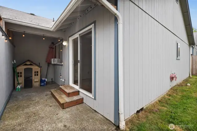 Undercover Private Area for yard tool or Storage