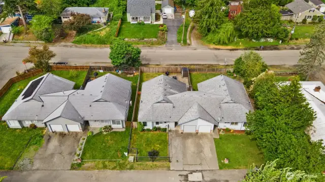 Arial of Townhomes
