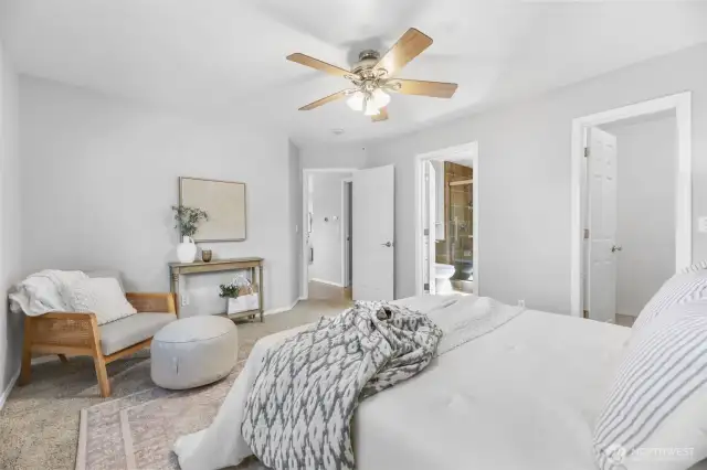 Ceiling fan to keep you cool!