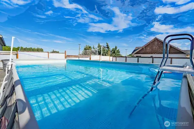 Above ground Salt Water pool