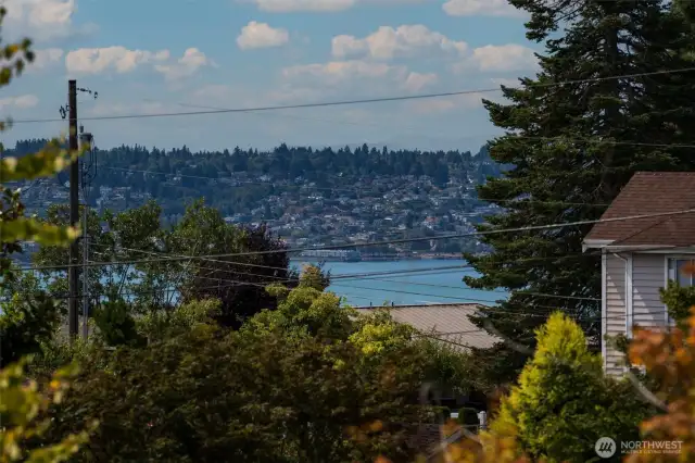 view from master bathroom window