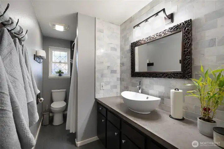 Beautiful modern main bath