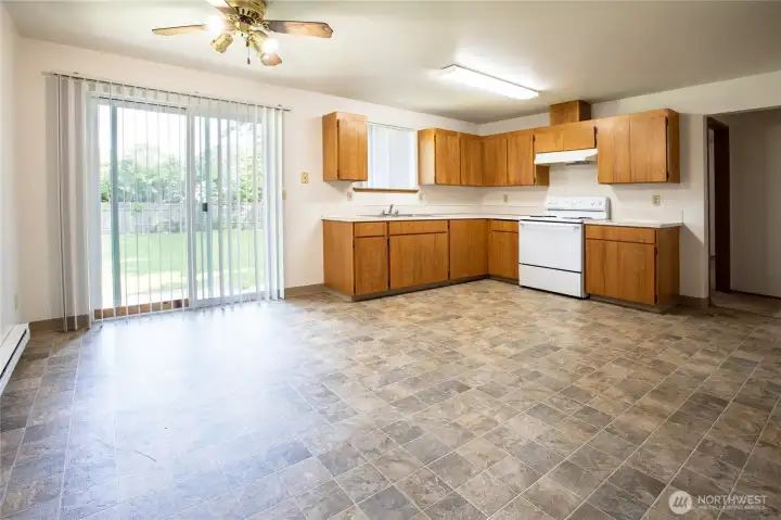 ~ Opposite View of Unit 703:  Kitchen w/New or Nearly New Range / Oven. Refrigerator Also Included ~ All Appliances Convey