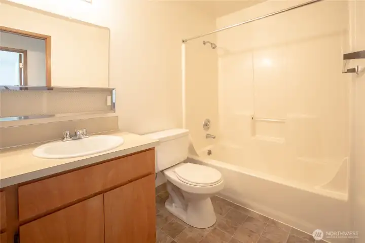 ~ Unit 703:  Full Bath w/New Vinyl Flooring ~ Entire Duplex Professionally Cleaned!
