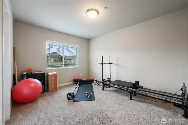 3rd bedroom in the front of the home-- this one is on the other side of the connected bathroom.