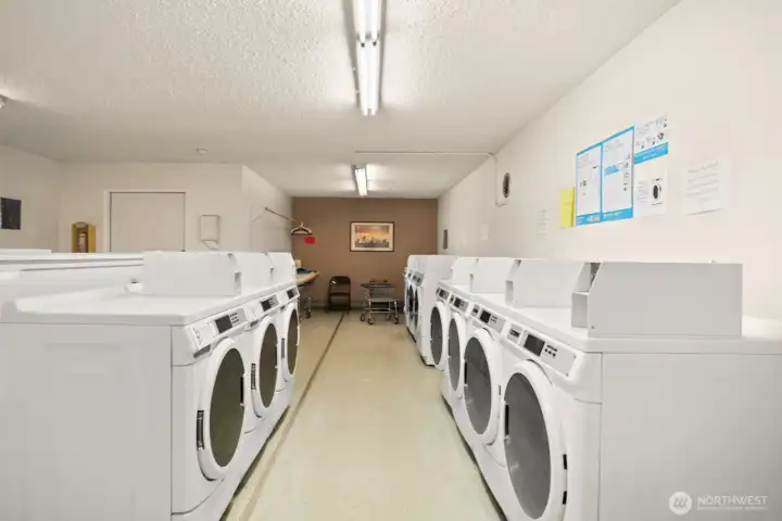 community laundry room