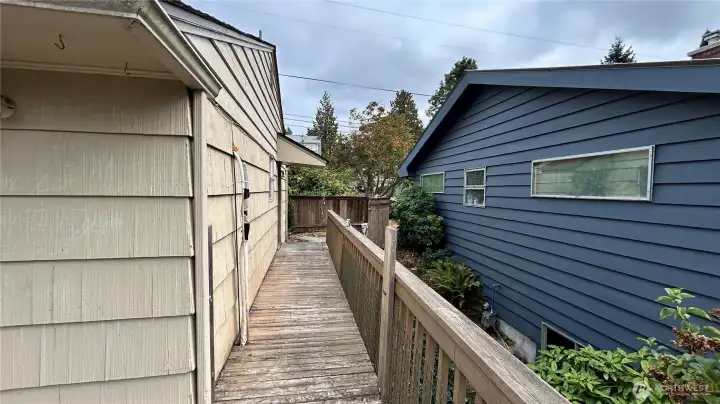 Deck access from kitchen door