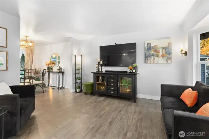 Super clean house, newer floors, trim, fresh paint. New windows & garage door