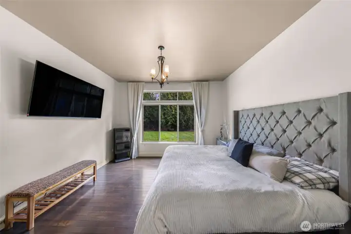 Primary bedroom is on main floor