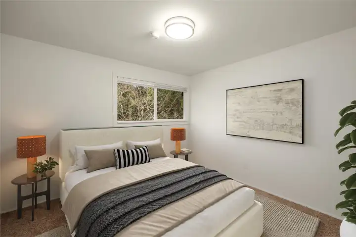 Second bedroom (virtually staged)