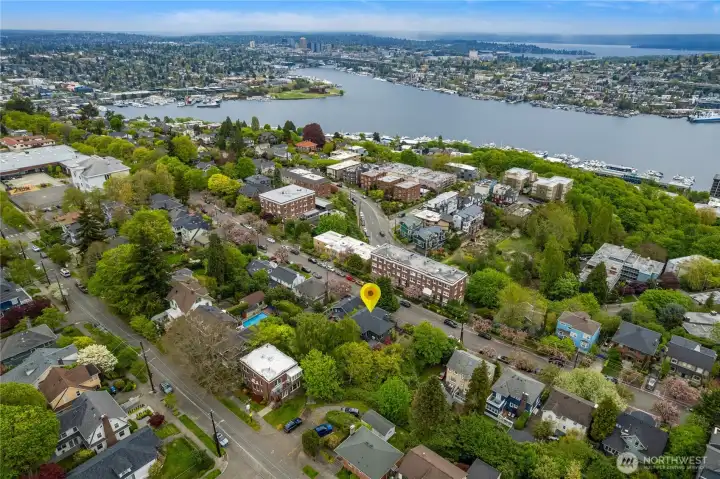 It an easy walk to Queen Anne Avenue and its lovely businesses, and the bus is close by for quick and easy trips downtown.