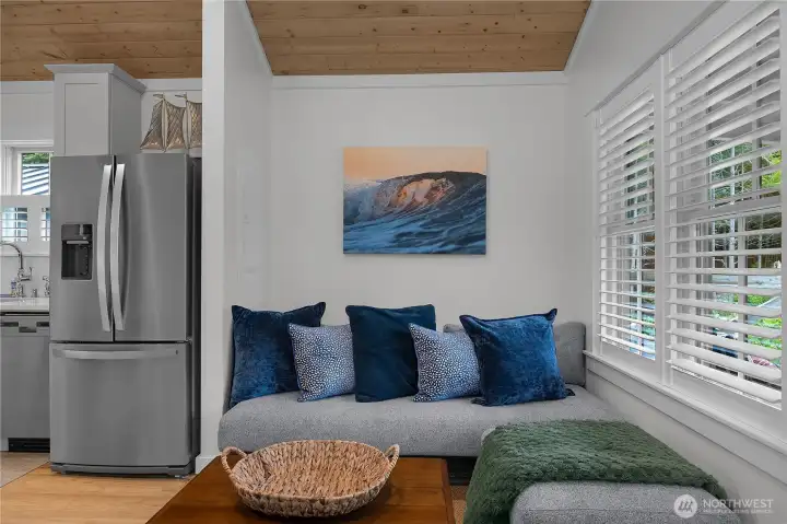 All interior furnishings are sold with the home