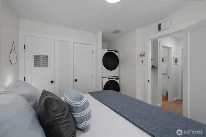 Full-sized washer and dryer in the home