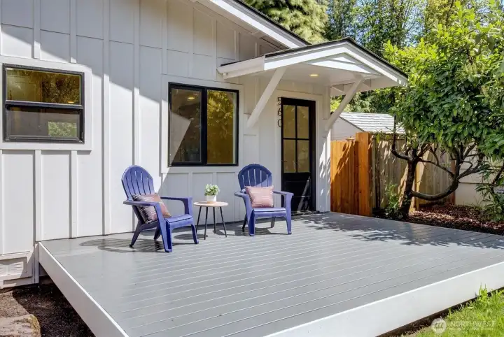 Front deck