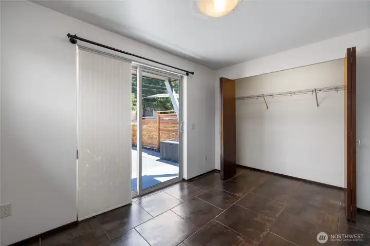 Closet in office/bedroom Closet in office/bedroom
