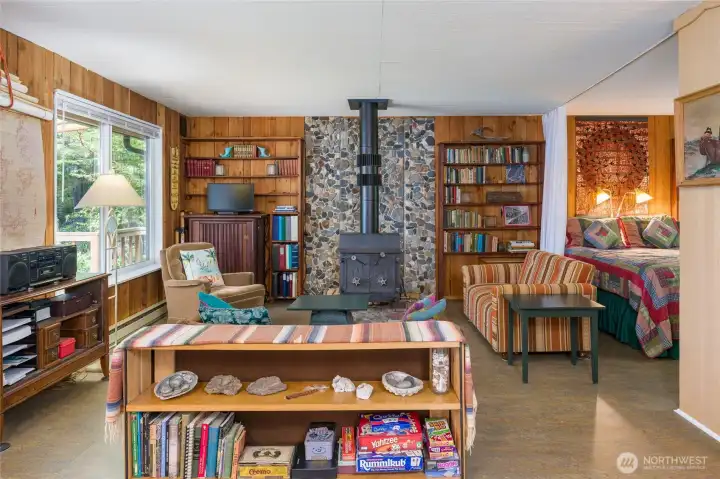 Everything you need in this charming cabin. Everything you need in this charming cabin.