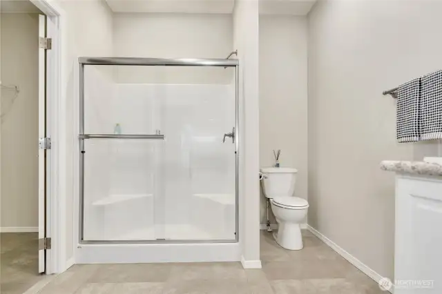 Large step in shower!