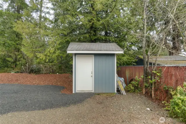 Storage shed!