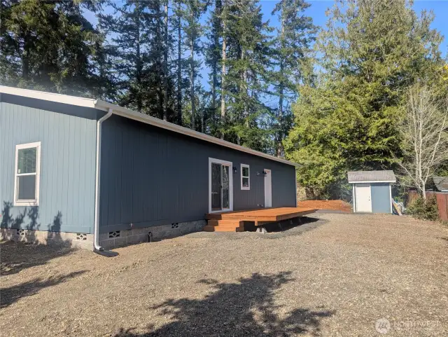 View of back of home.