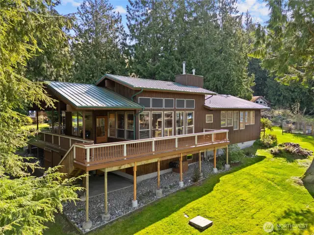 House from the corner of Salmon Run & West Shore