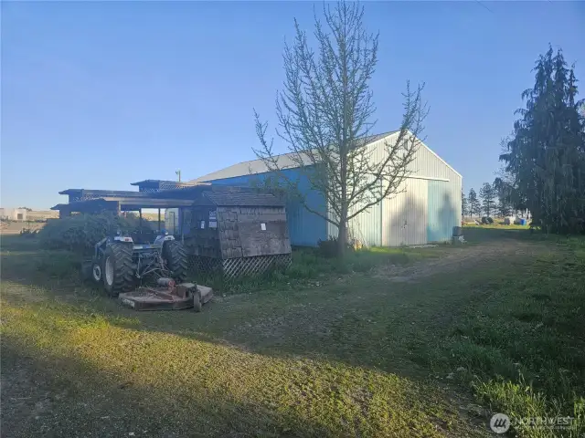 Entrance to shop portion of building