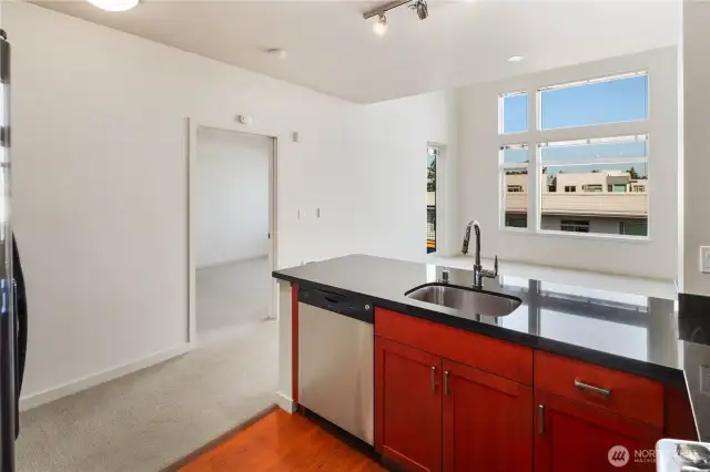 Open Concept Living Room and Kitchen