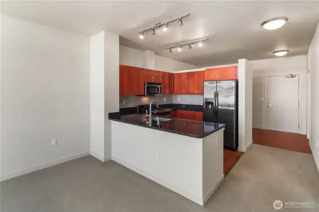 Open Concept Living Room and Kitchen