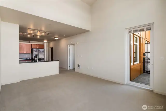 Open Concept Living Room and Kitchen