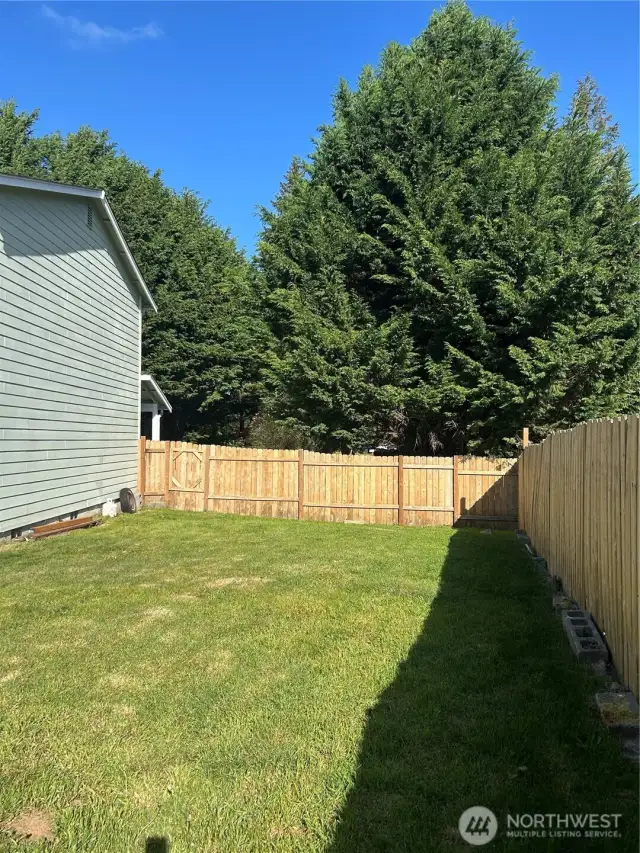 Completely fenced for children and pets