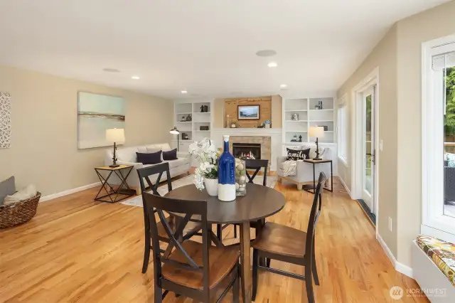 Looking towards the family room.