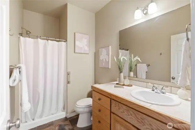 Bathroom off kitchen