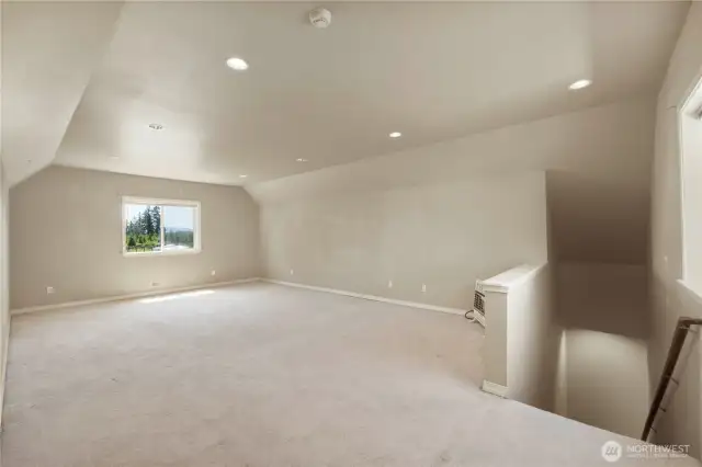 Room above attached garage