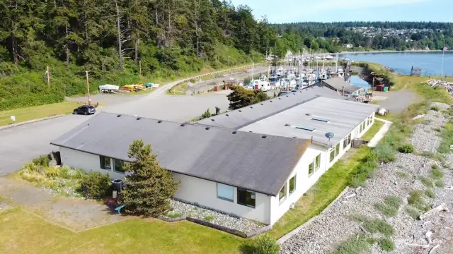 Clubhouse and marina