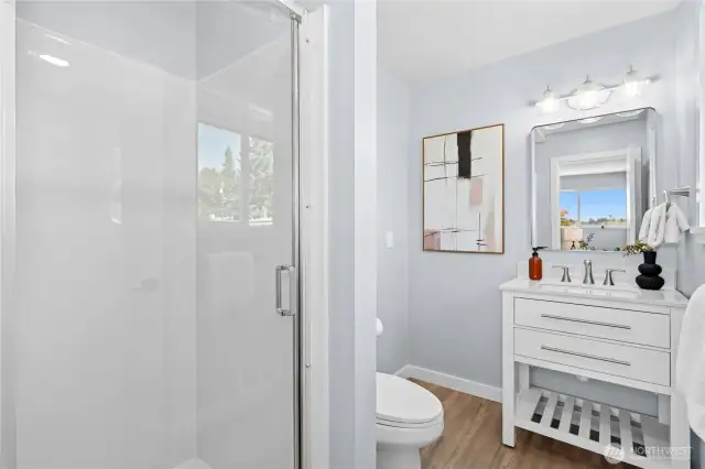 updated primary bath