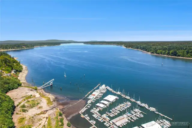 West Bay Marina is a few blocks away
