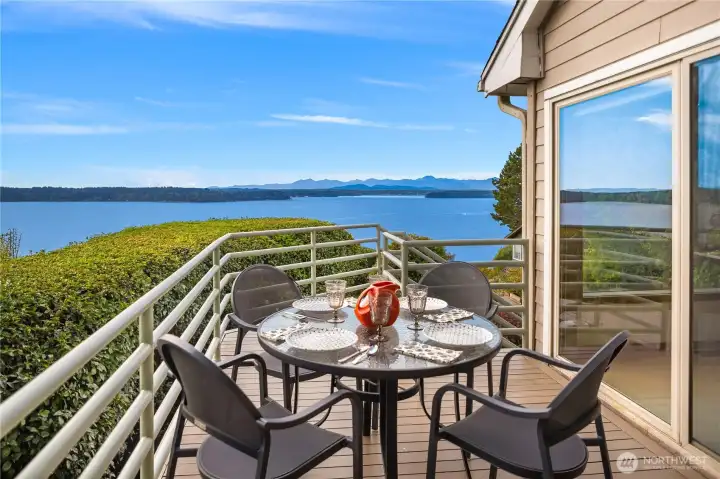 View deck - many outdoor options at this home.