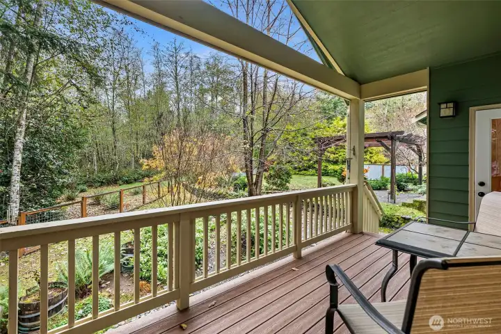 year round use of covered back porch