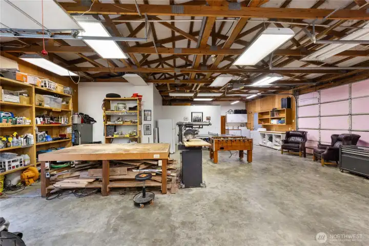 Sit in your chairs & watch others play ping pong or Foosball